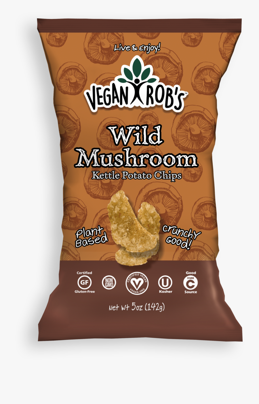 Rob"s Brands Vegan Rob"s Wild Mushroom Kettle Potato Vegan Rob's