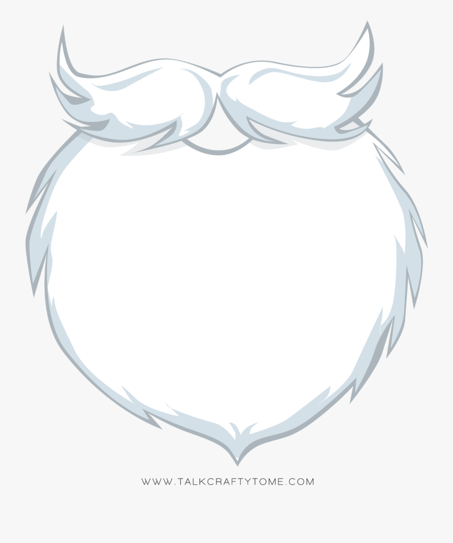 Transparent Beard Png - Transparent Background Santa Beard Png, Transparent Clipart