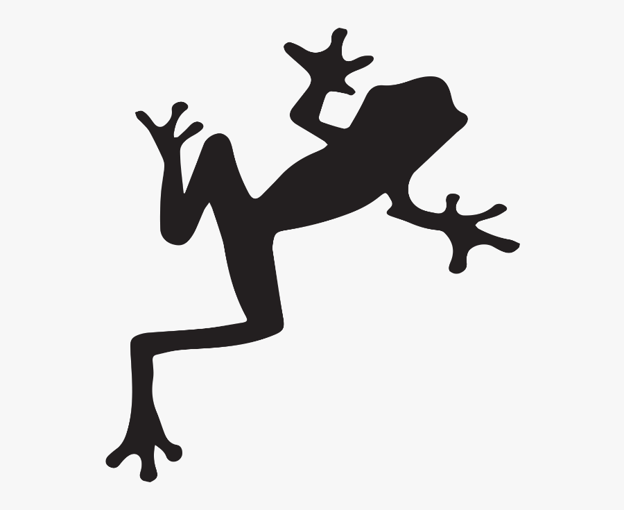 Tree Frog Silhouette Clipart , Png Download - Tree Frog Silhouette, Transparent Clipart