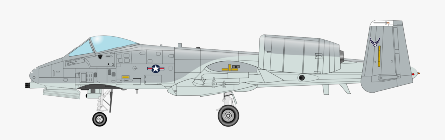 A 10 Thunderbolt - Vought F4u Corsair In Png, Transparent Clipart
