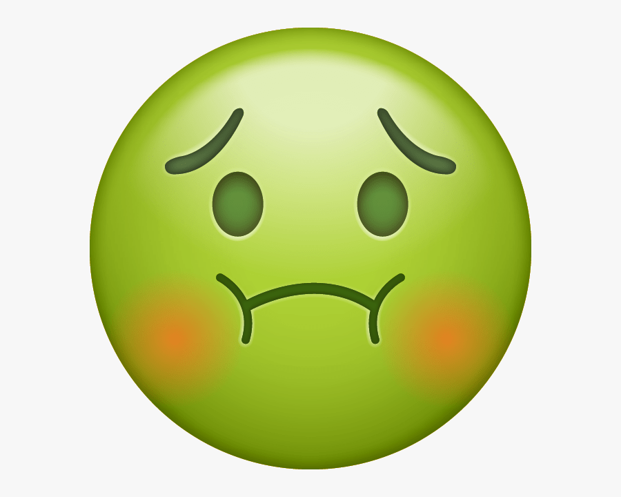 Sick Emoji Png Transparent, Transparent Clipart