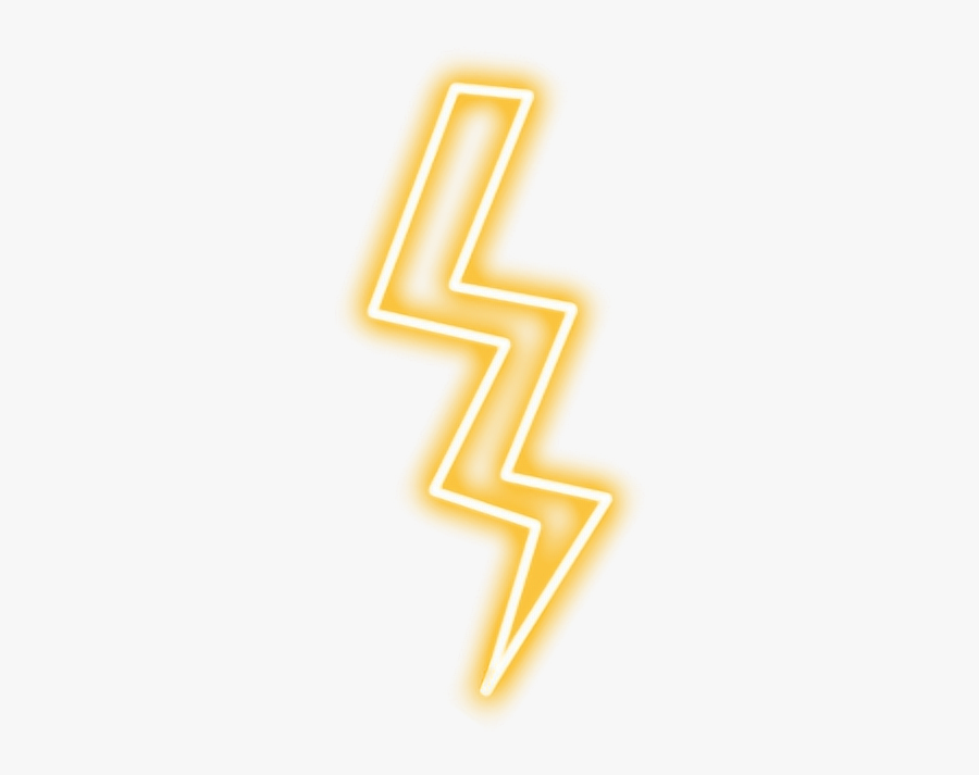 Clip Art Rayo Thunderbolt Cute Lindo - Neon Png, Transparent Clipart