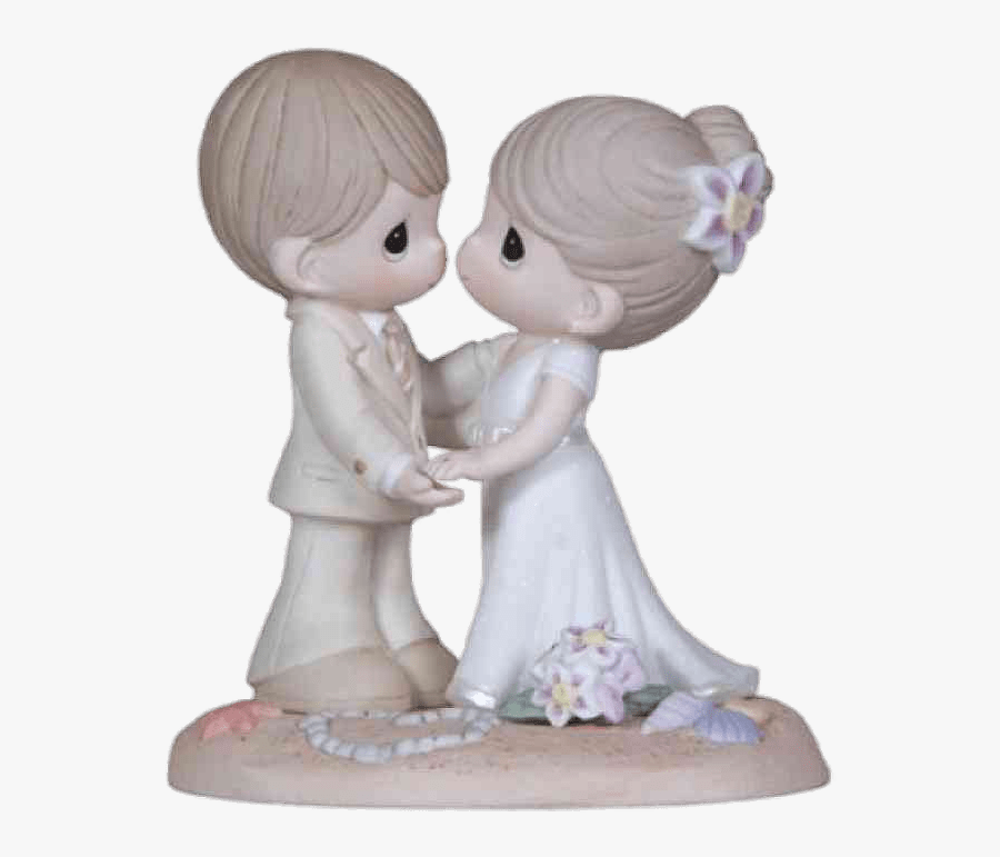 Transparent Cute Love Png - Precious Moments New Wedding Figurines, Transparent Clipart