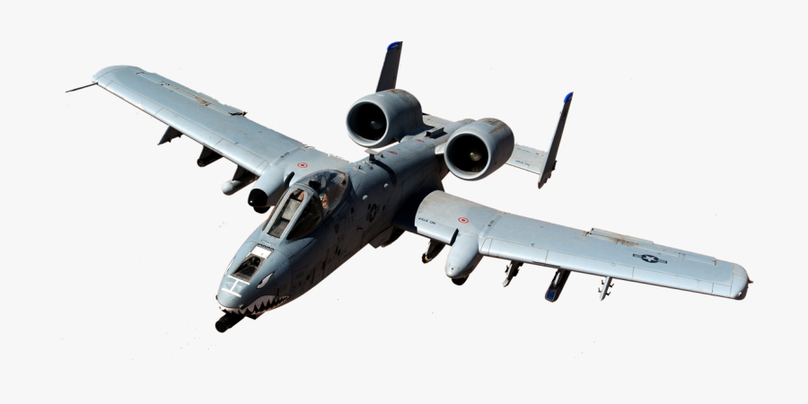 Fairchild Republic A 10 Thunderbolt Ii Airplane Republic - 10 Warthog Clipart, Transparent Clipart