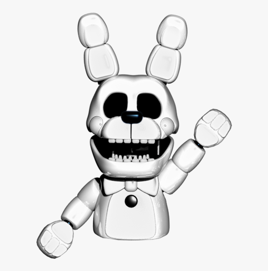 White Rabbit Puppet By Pkthunderbolt100 - Gold Fred Fred Fnaf, Transparent Clipart