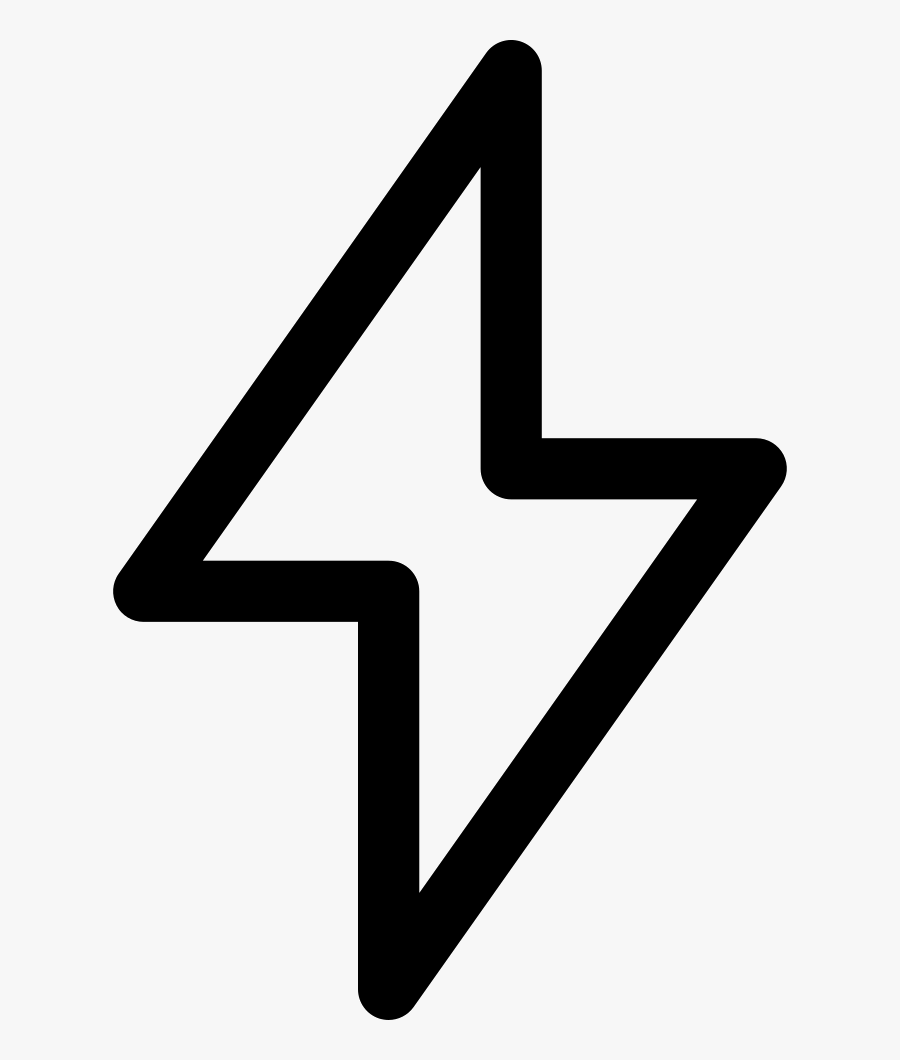 Thunder Bolt Png - Thunderbolt Icon White Png, Transparent Clipart