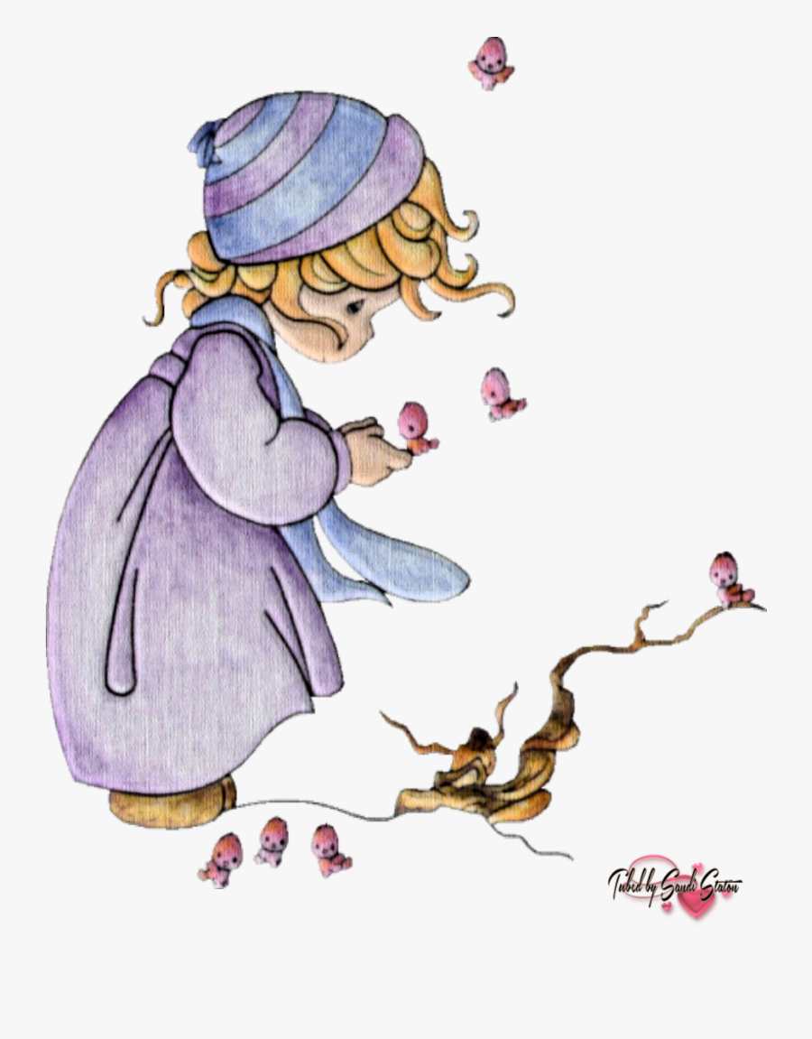 Scarecrow Clipart Sad - Illustration Precious Moments Artist, Transparent Clipart