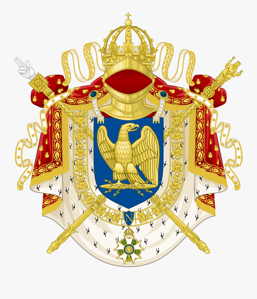 First French Empire Coat Of Arms, Transparent Clipart