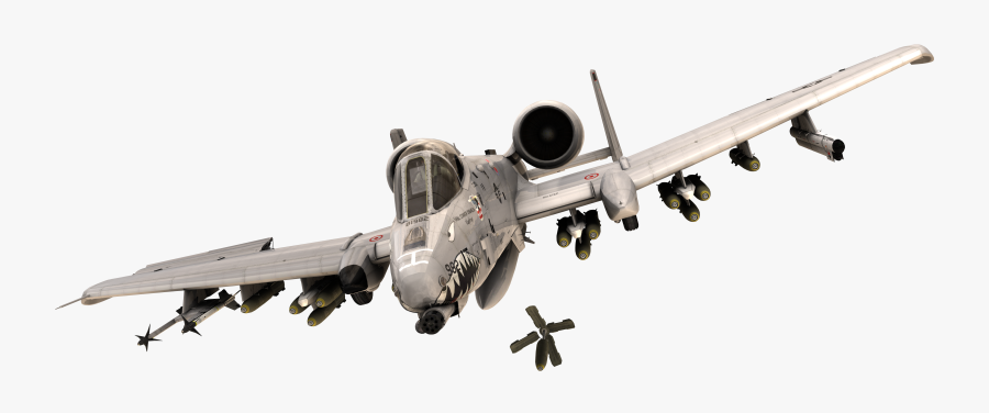 Fairchild Republic A 10 Thunderbolt Ii Airplane Republic - A10 Warthog No Background, Transparent Clipart