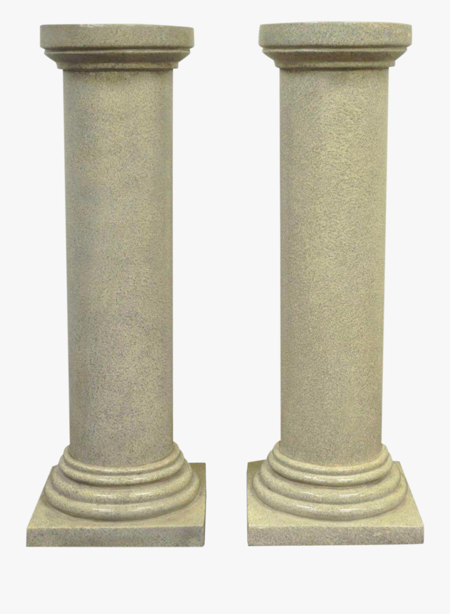 Clip Art Pair Of Faux Concrete - Pedestal Png, Transparent Clipart