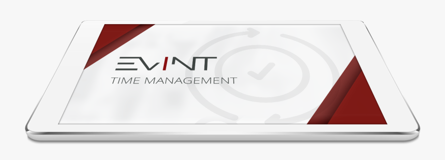 Evint Time Management - Utility Software, Transparent Clipart
