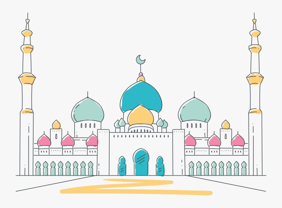 Transparent Mosque Clipart - Mosque Vector Png, Transparent Clipart