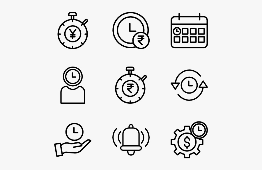 Time Management - Geek Symbol, Transparent Clipart