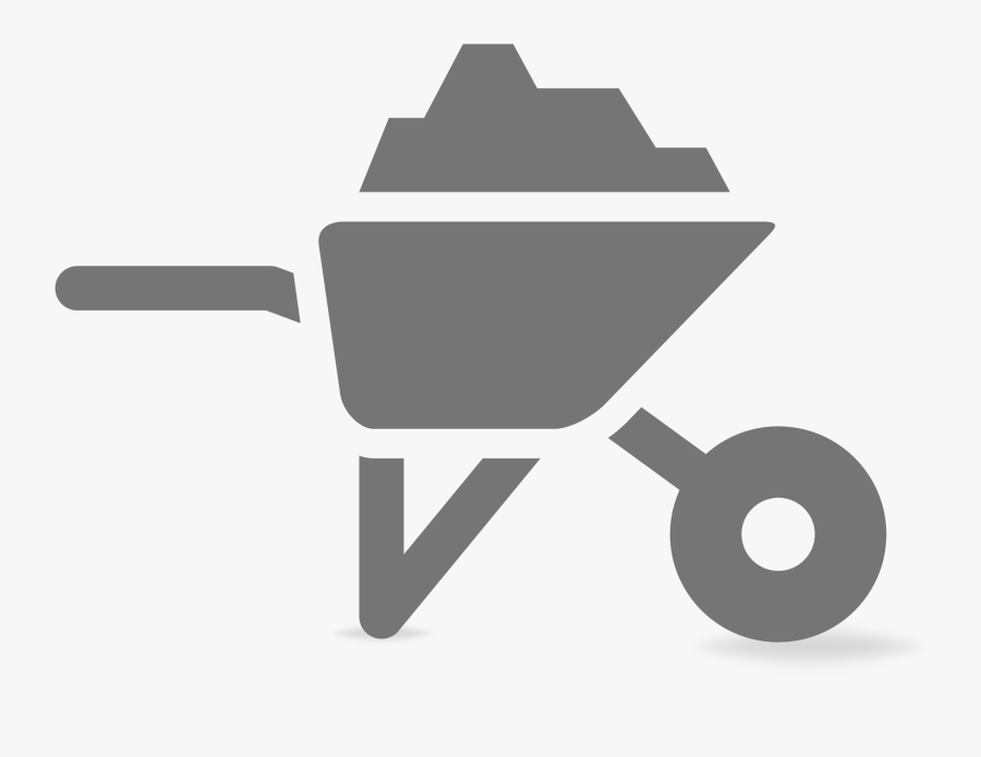 Transparent Concrete Mixer Clipart - Under Construction Black And White, Transparent Clipart