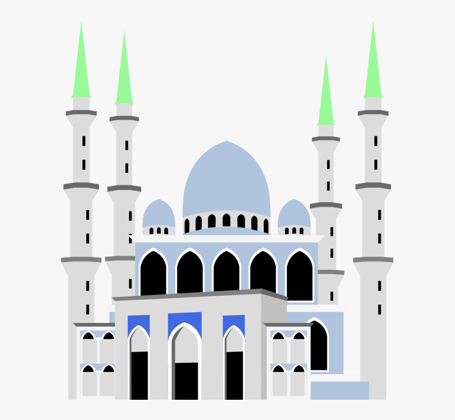Building,mosque,facade - Clipart Mosquée, Transparent Clipart