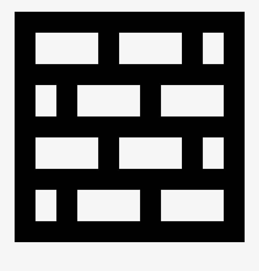 Clip Art Concrete Vector - Brick Walls Icon, Transparent Clipart