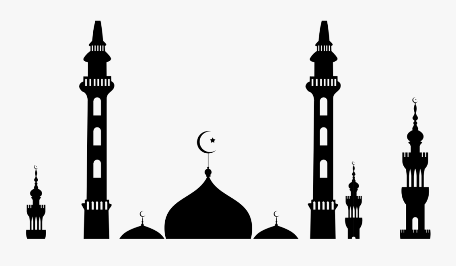 Mosque Silhouette Islam Eid Al-fitr - Clipart Of Mosque, Transparent Clipart