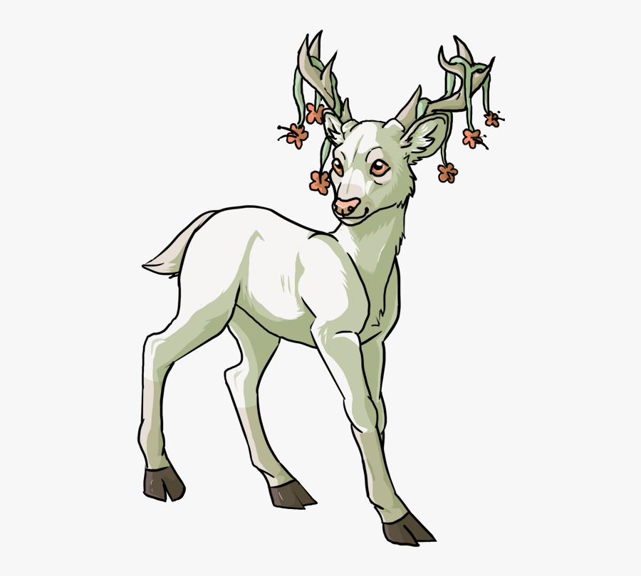 Clipart Royalty Free Library Drawing Deer Baby Suddenly - Draw An Anime Deer, Transparent Clipart