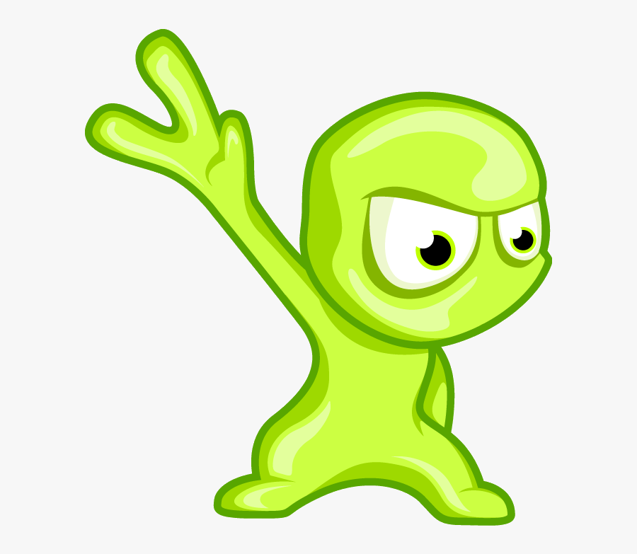 Graphic Black And White Download Aliens Ninja Mascot - Made Up Cartoon Characters, Transparent Clipart