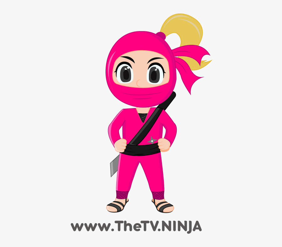 Thetv - Pink Ninja Clipart, Transparent Clipart