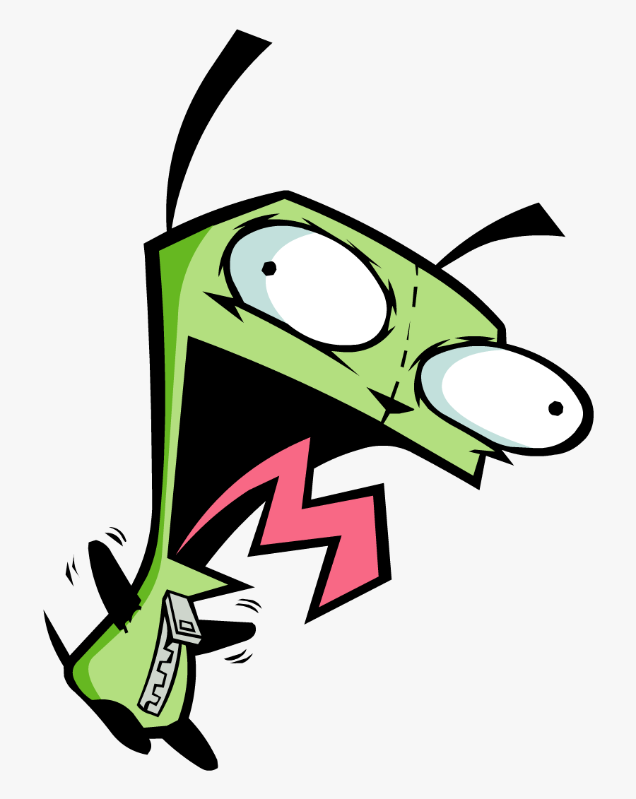 Images In Collection Page Transparent Background - Gir Screaming Invader Zim, Transparent Clipart