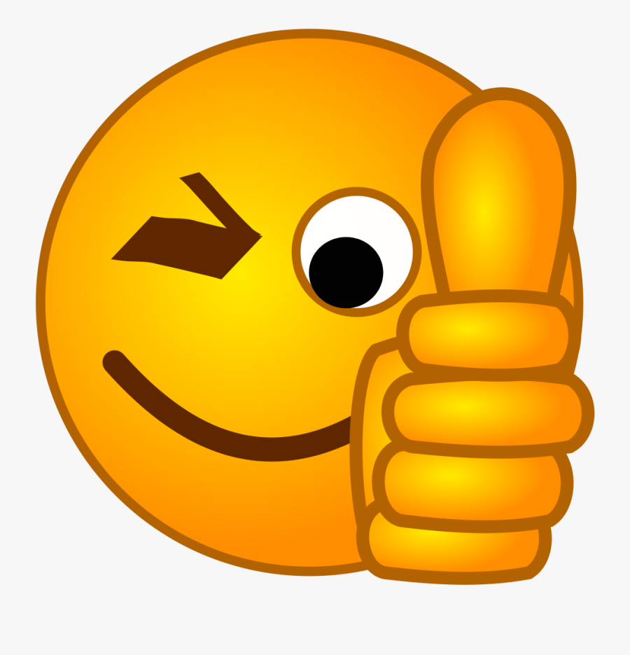 File - Smirc-thumbsup - Svg - Wikimedia Commons - Thumbs - Thumbs Up Smiley, Transparent Clipart