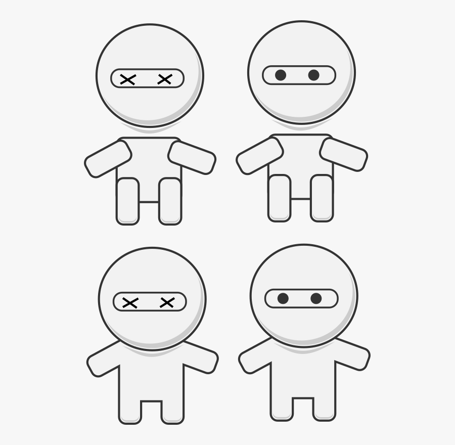 Mini Ninjas, Transparent Clipart
