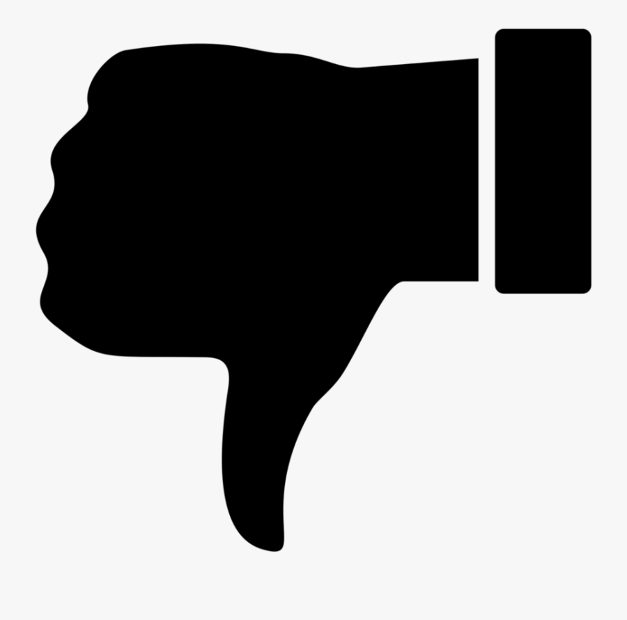 Thumbs Up Thumbs Down Black Background Clipart Free - Thumb Down Transparent Background, Transparent Clipart