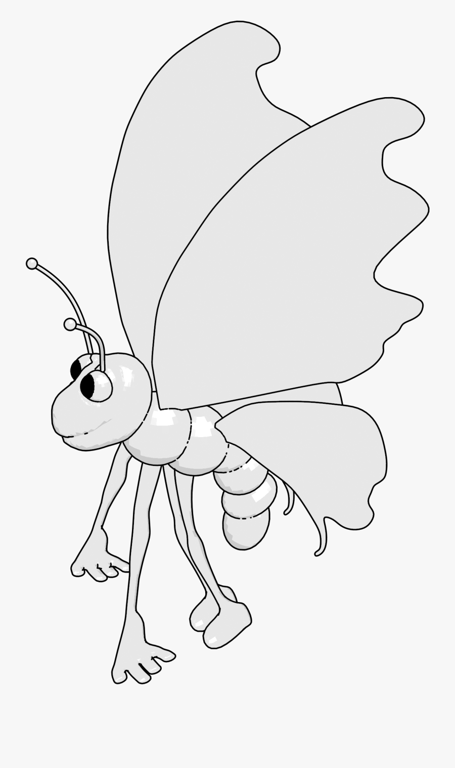 Butterfly Cartoon Png Clipart - Illustration, Transparent Clipart