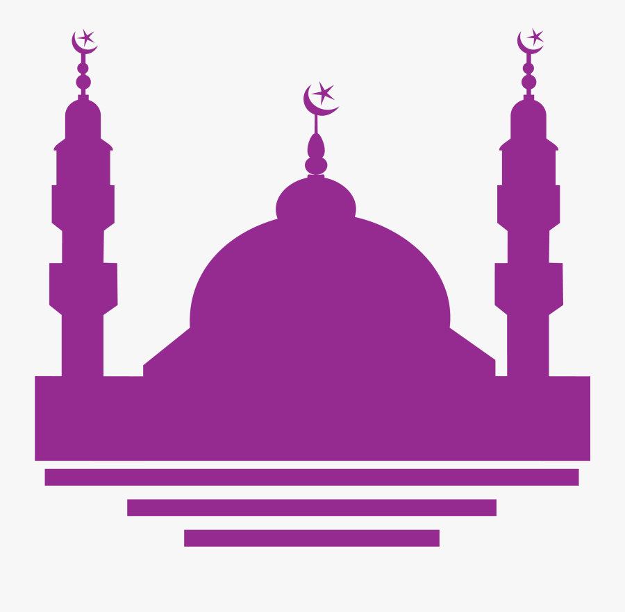 Mosque Clipart Purple, Transparent Clipart
