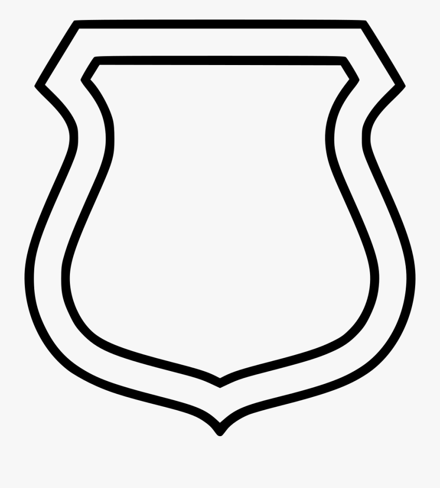Potection Medal Comments - Badge Template Black And White, Transparent Clipart