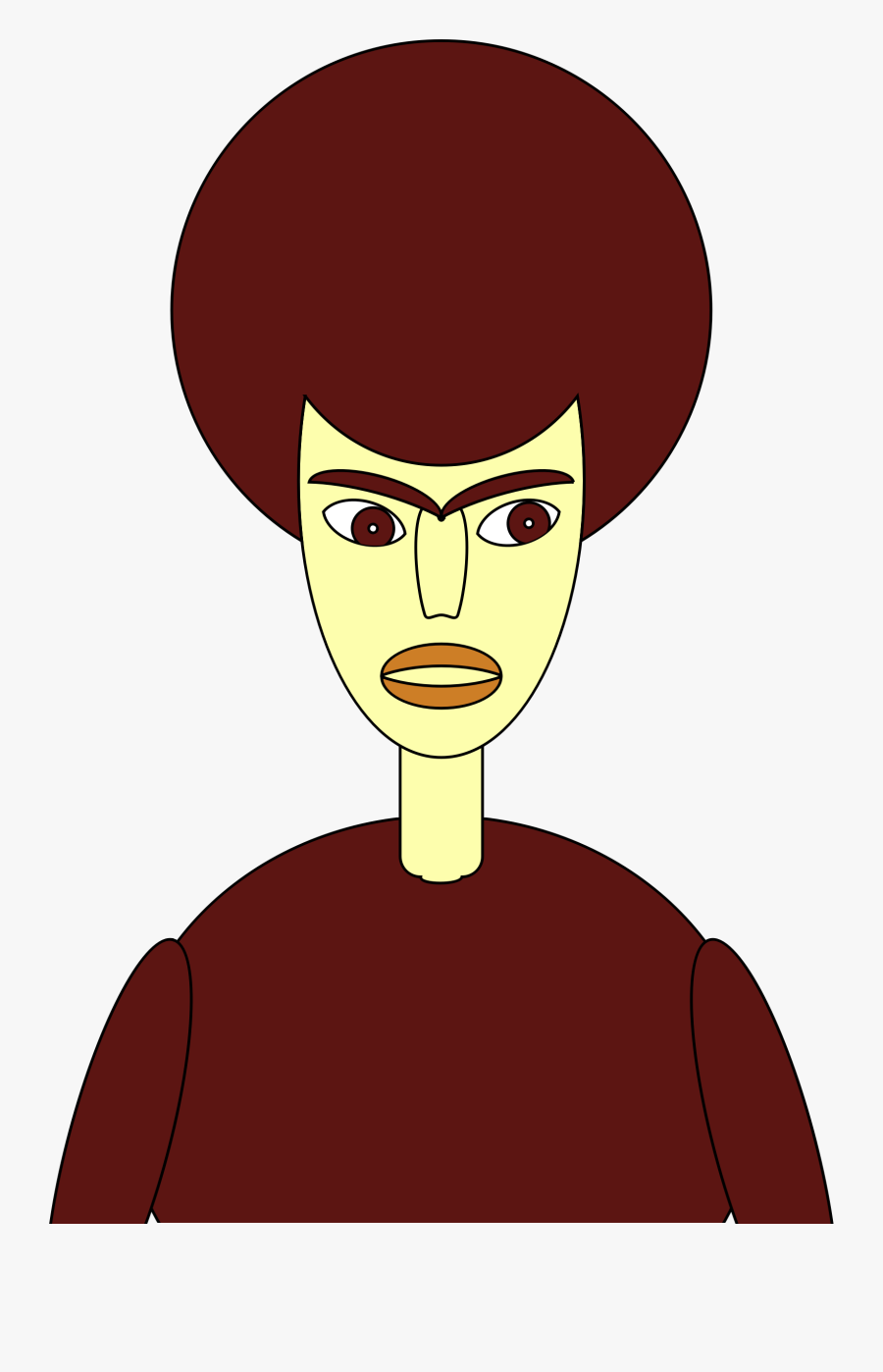 Clipart Stock Clipart Bruno The Brown - Portrait Of A Man, Transparent Clipart