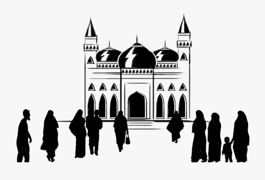 Anak Kecil Pergi Ke Masjid, Transparent Clipart