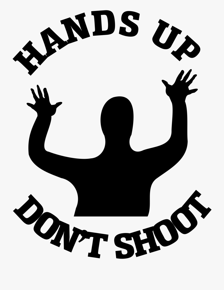 Thumb Image - Hands Up Dont Shoot Symbol, Transparent Clipart
