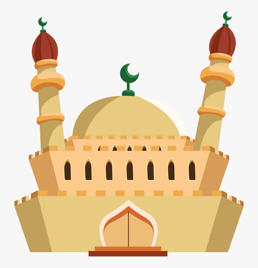 Mosque-vector - Cartoon Mosque Png , Free Transparent Clipart - ClipartKey.