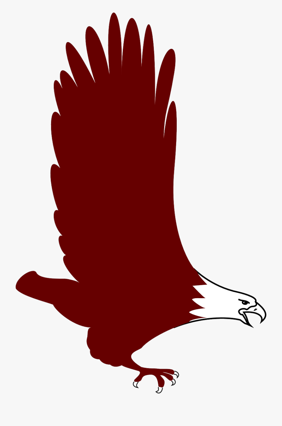 Transparent Eagle Claws Clipart - Red Eagle Transparent, Transparent Clipart