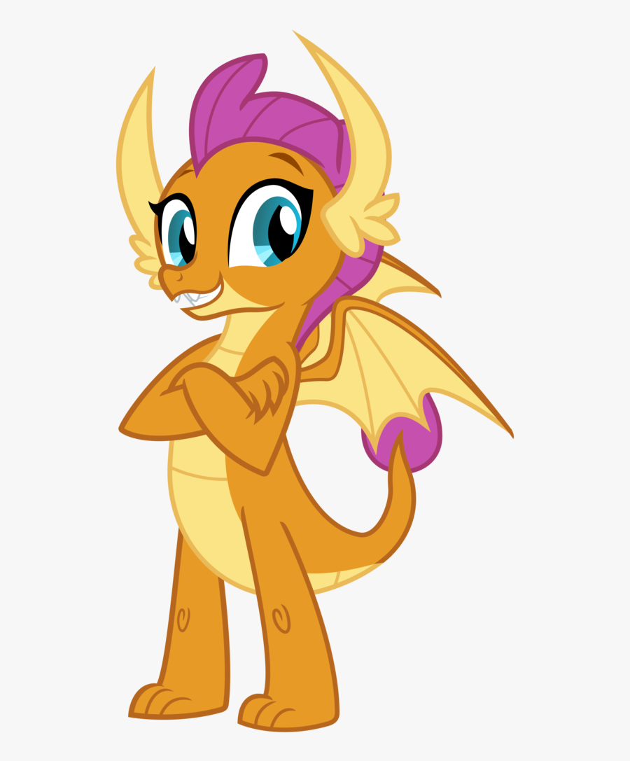 Cheezedoodle96, Claws, Crossed Arms, Dragon, Dragoness, - Smolder The Dragon Mlp, Transparent Clipart