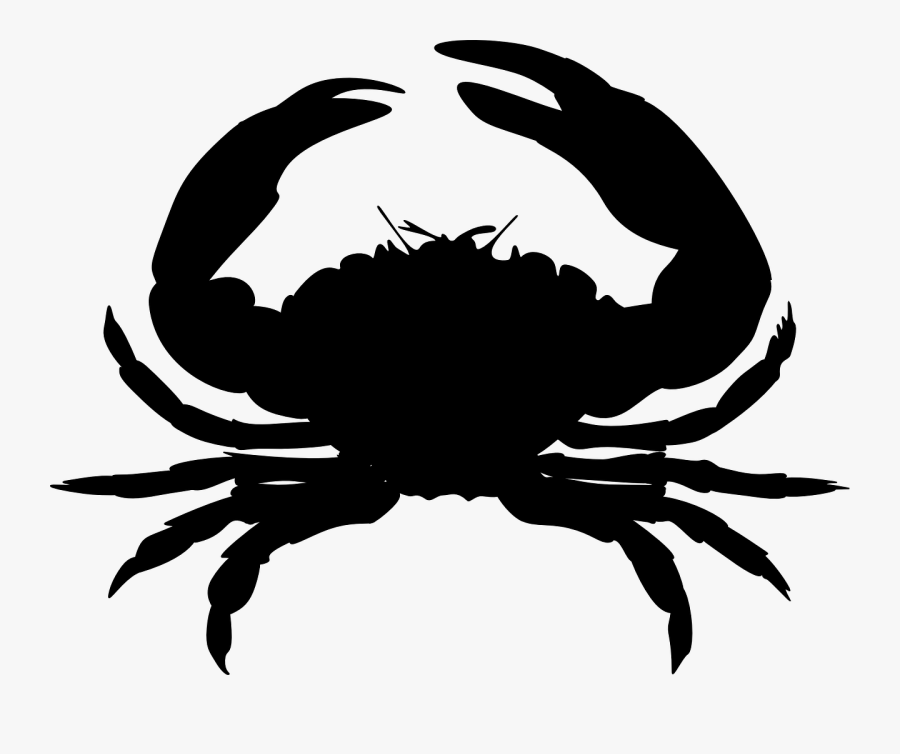 Transparent Crab Claw Png - Black Crab Clipart, Transparent Clipart