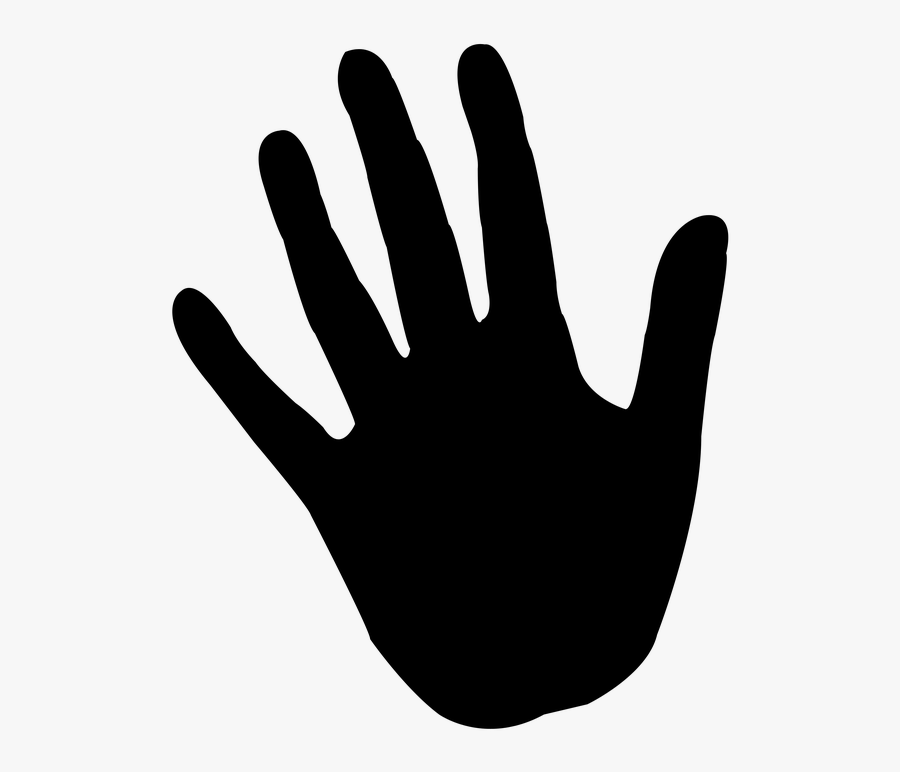 Pin By Michelle Bush On Vinyl Projects - Handprint Silhouette, Transparent Clipart