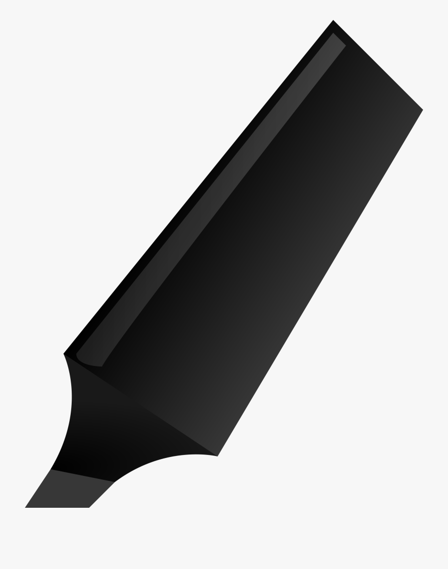 Angle,black,highlighter Highlighter Black And White , Free Transparent Clipart ClipartKey
