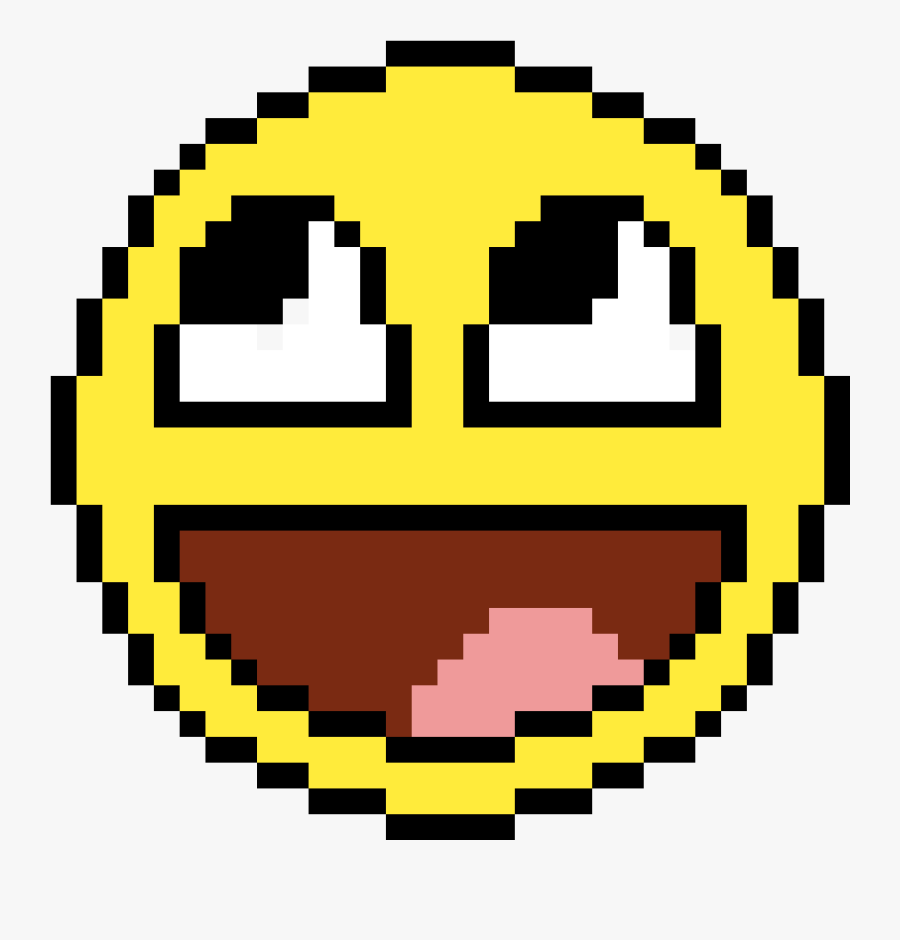 Smile Pixel Art - Pixel Art Easy Emoji, Transparent Clipart