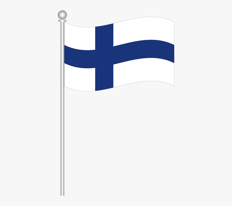 Flag Of Finland, Flag, Finland, World Flags - Finlands Flagga Png, Transparent Clipart