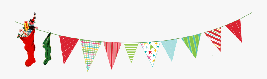 Clip Art Image Royalty Free Library - Christmas Bunting Transparent Background, Transparent Clipart