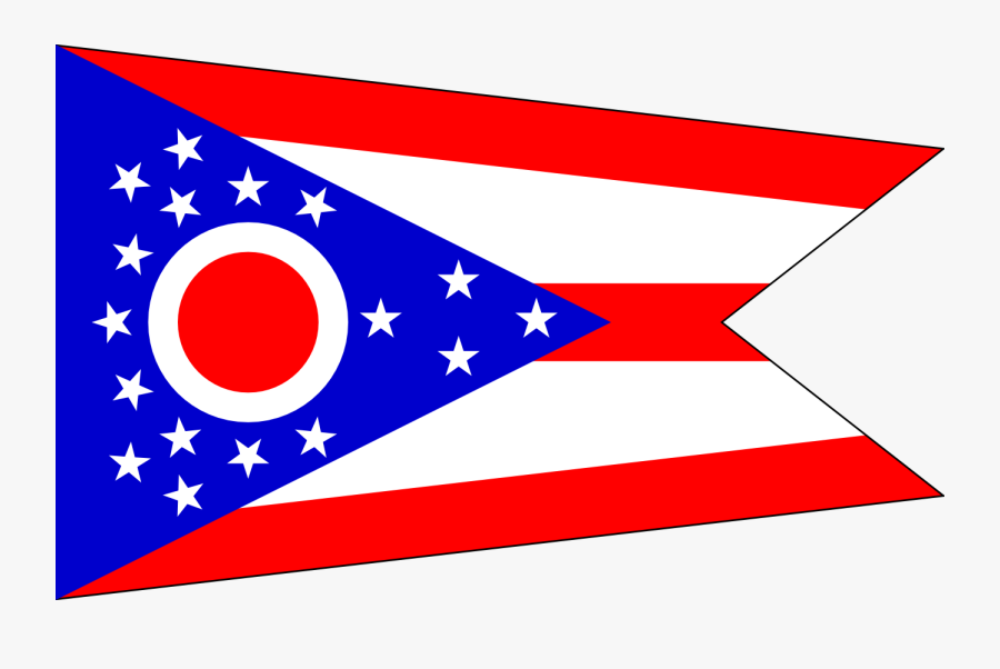 Flag Of Ohio Drapeau Bandiera Bandeira Flagga Flagartist - Ohio's State Flag, Transparent Clipart