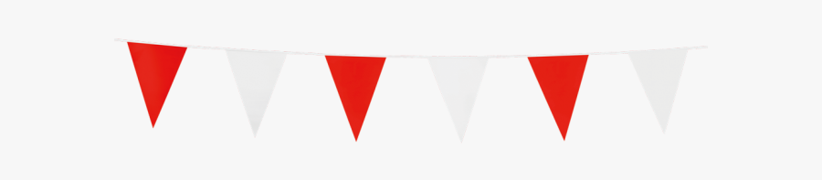 Bunting Pe 3m - Red And White Bunting Flags, Transparent Clipart