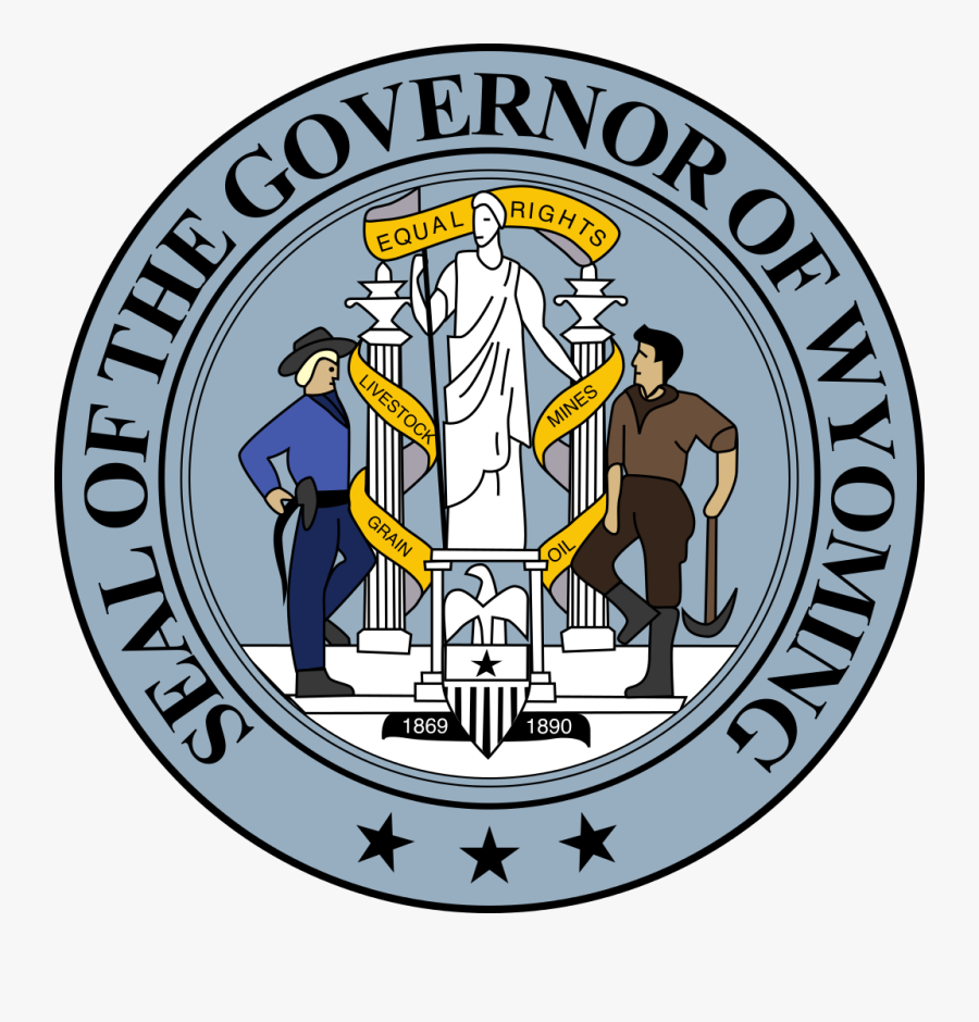 Wyoming Seal, Transparent Clipart