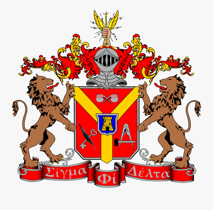 Clip Art Delta Sigma Theta Clip Art - Sigma Phi Delta Coat Of Arms, Transparent Clipart