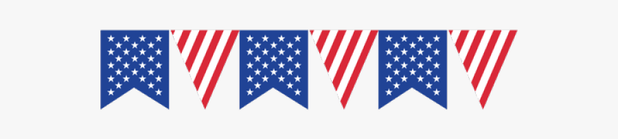 United States Of America Flag Png Transparent Images - American Flag Banner Transparent Background, Transparent Clipart