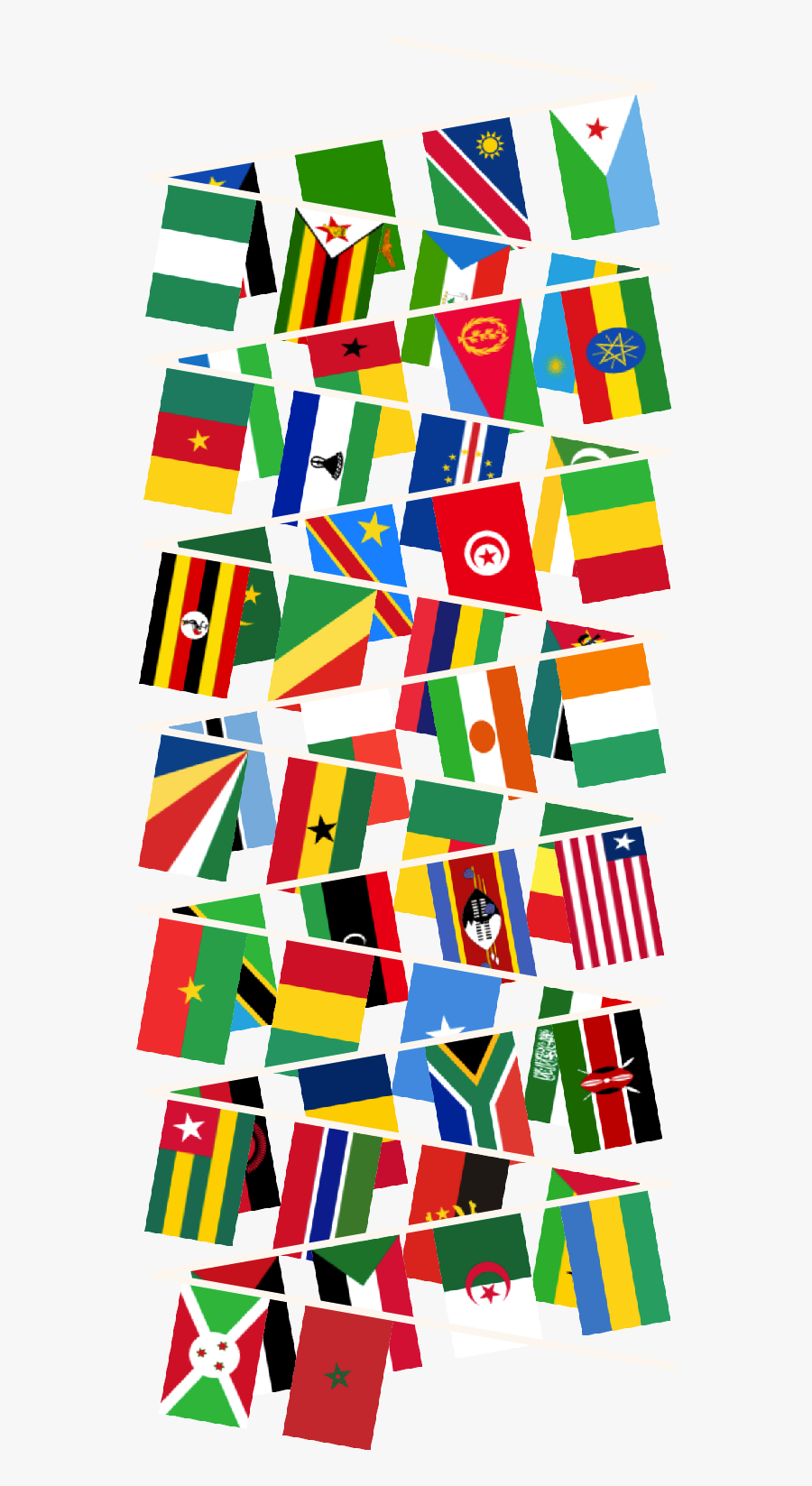 Transparent Bunting Clipart - Flags Of Countries Png, Transparent Clipart
