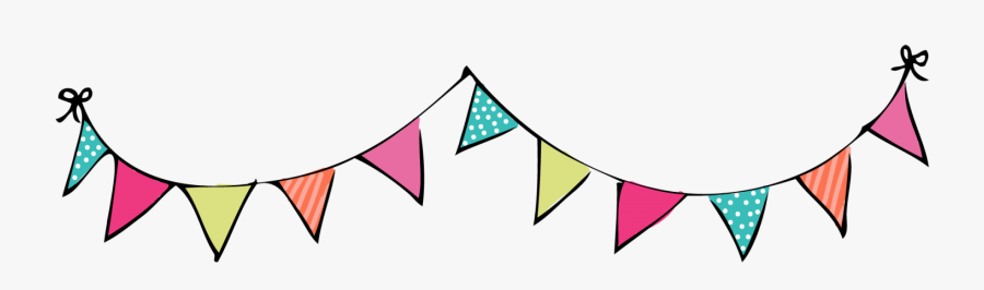 Summer Bunting Clip Art, Transparent Clipart